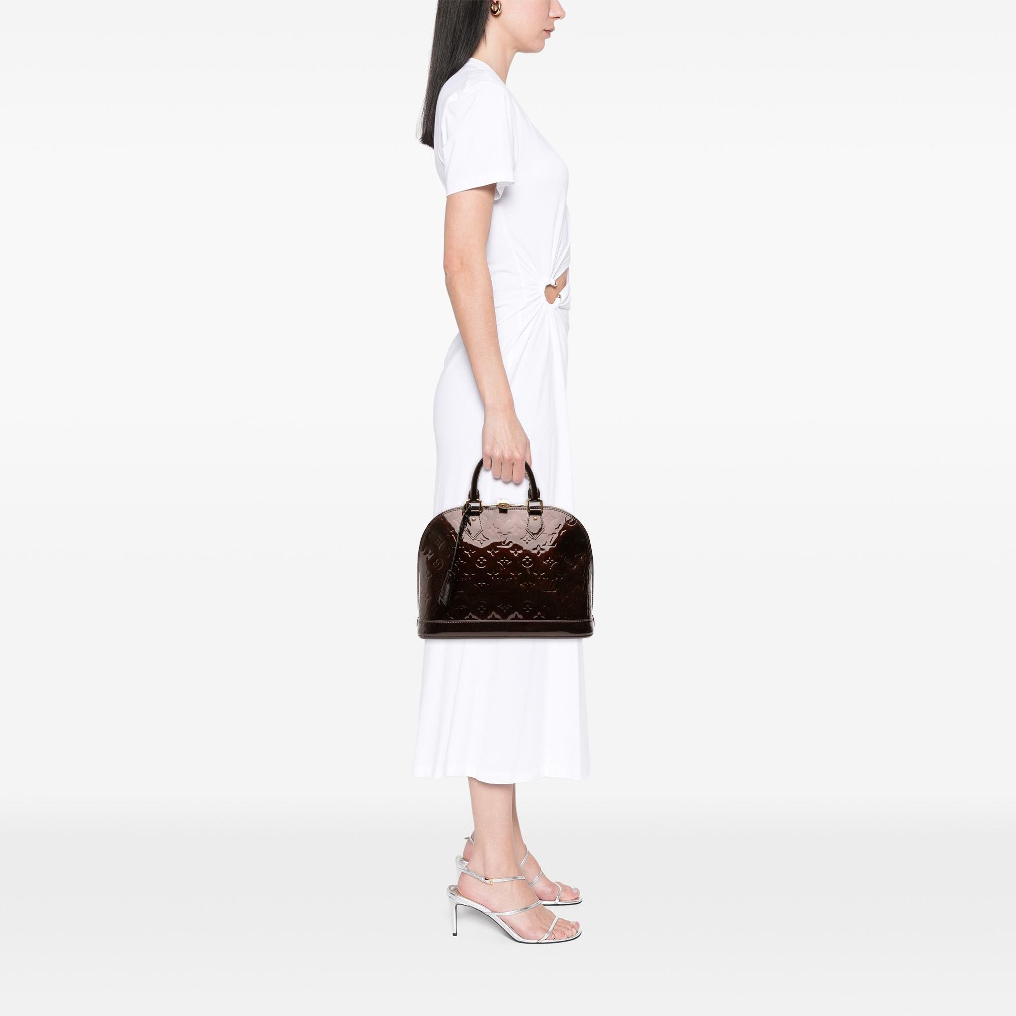Louis Vuitton Monogram Vernis Alma PM