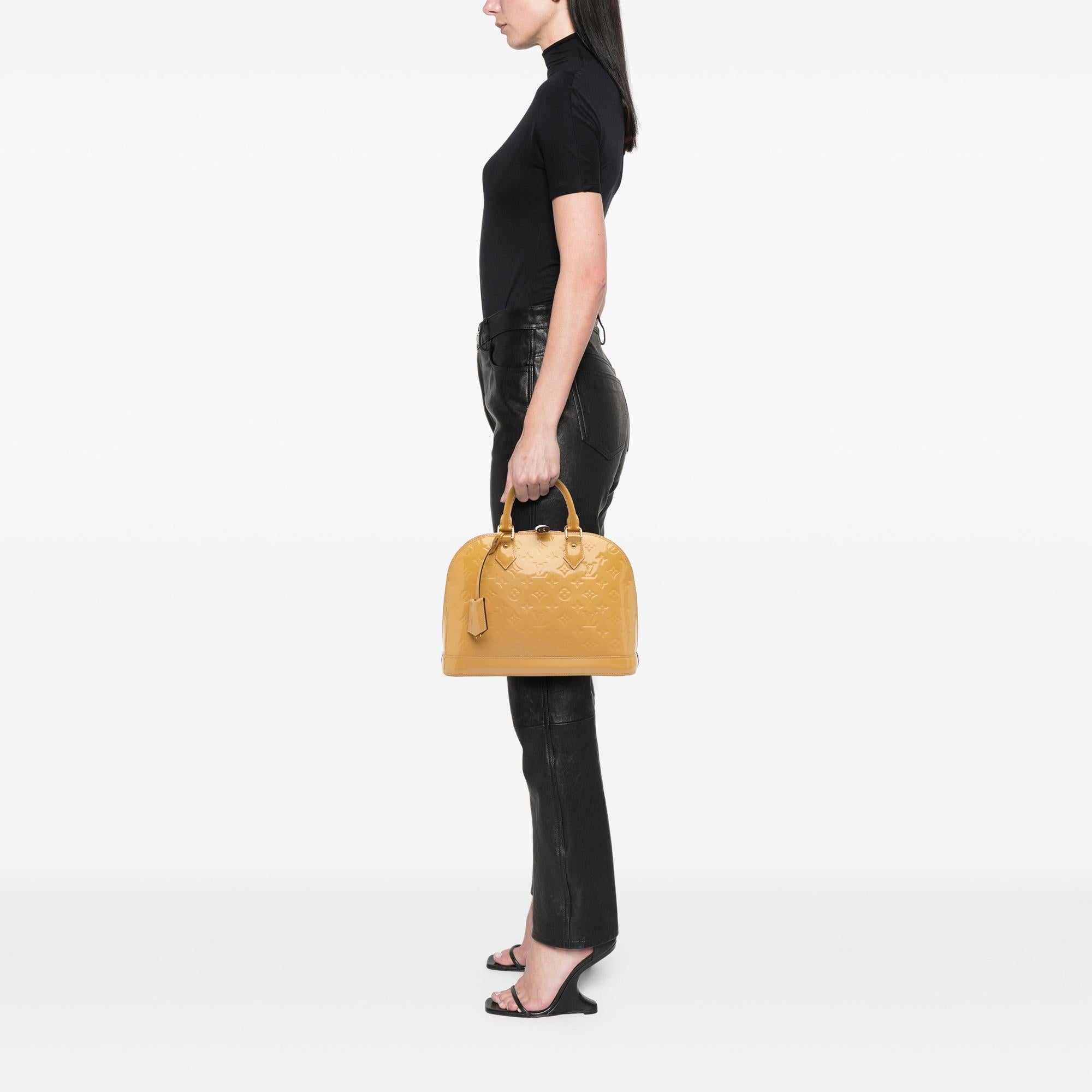 Louis Vuitton Monogram Vernis Alma PM