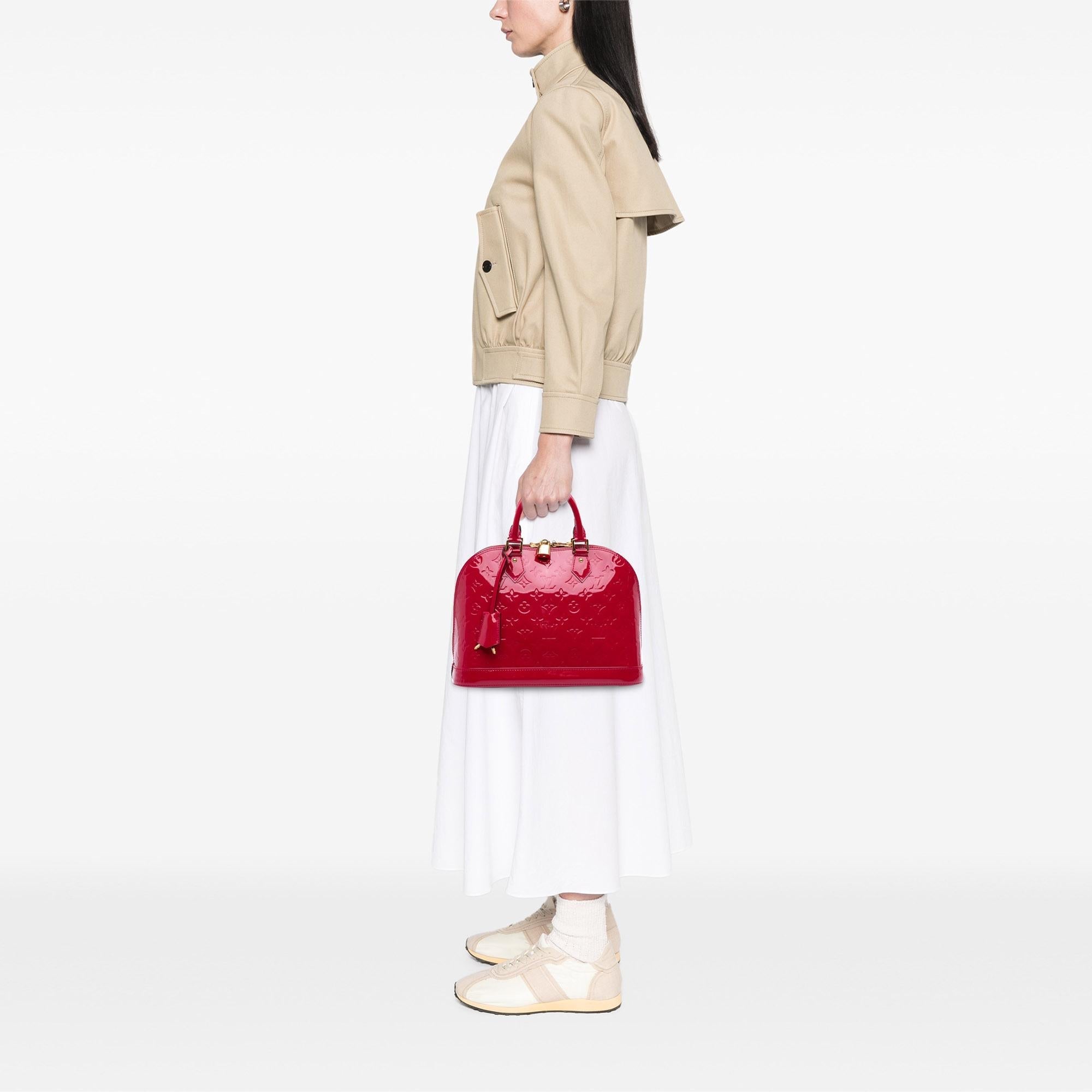Louis Vuitton Monogram Vernis Alma PM