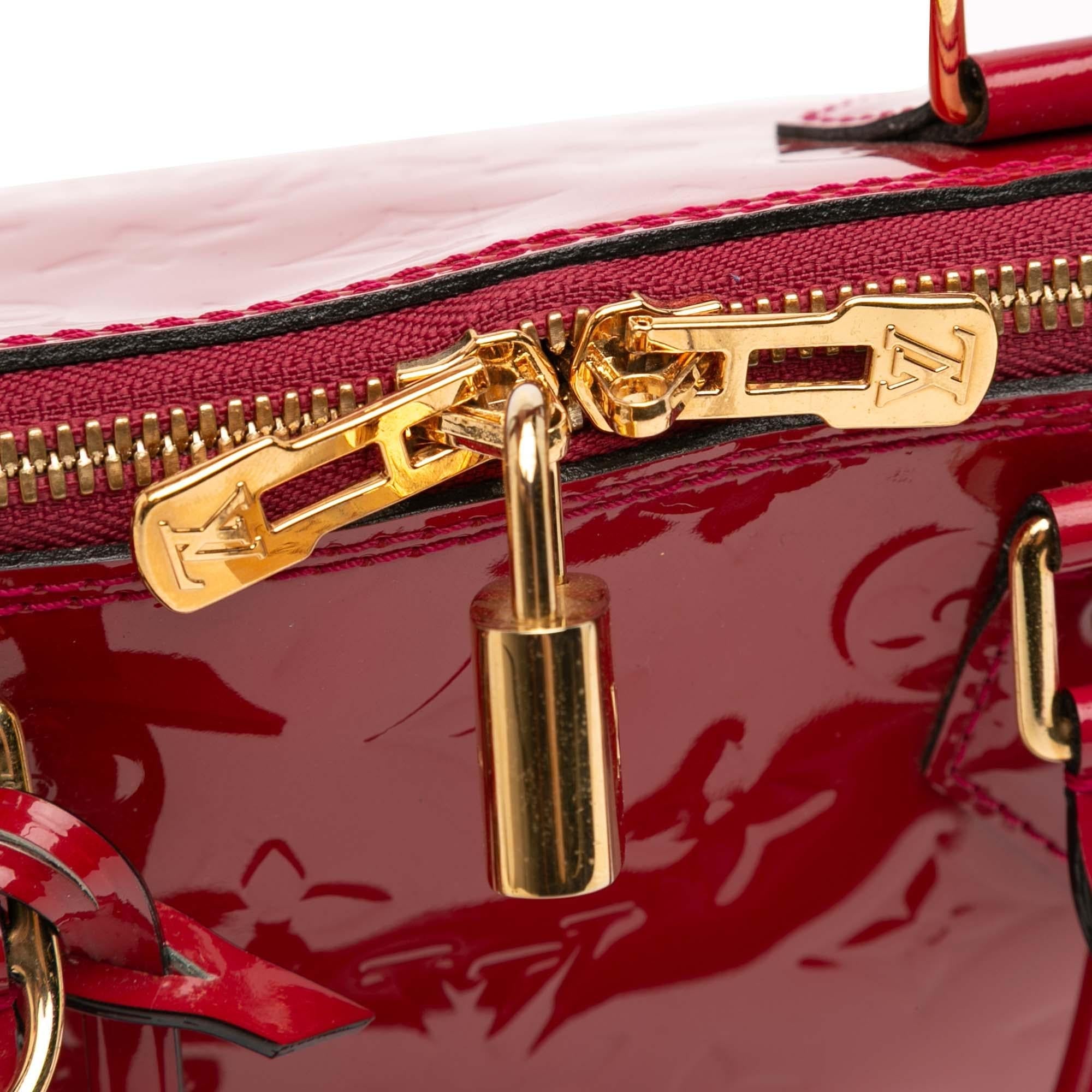 Louis Vuitton Monogram Vernis Alma PM