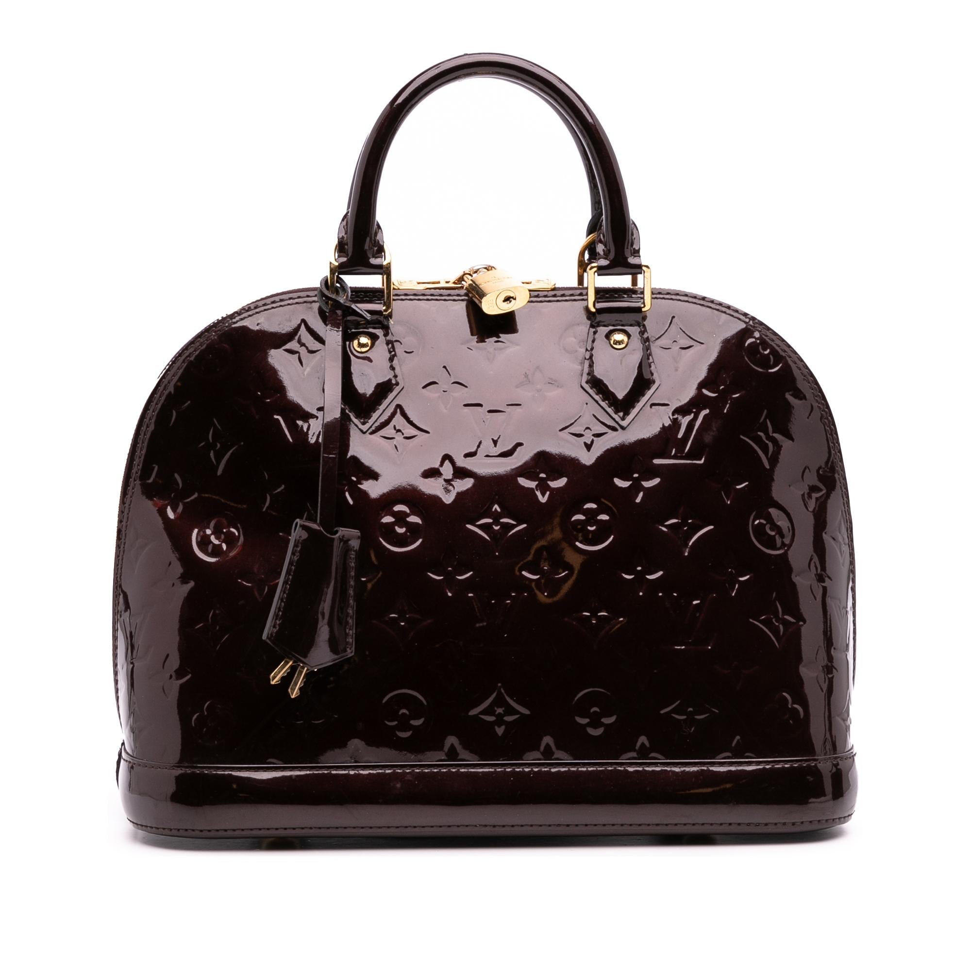 Louis Vuitton Monogram Vernis Alma PM