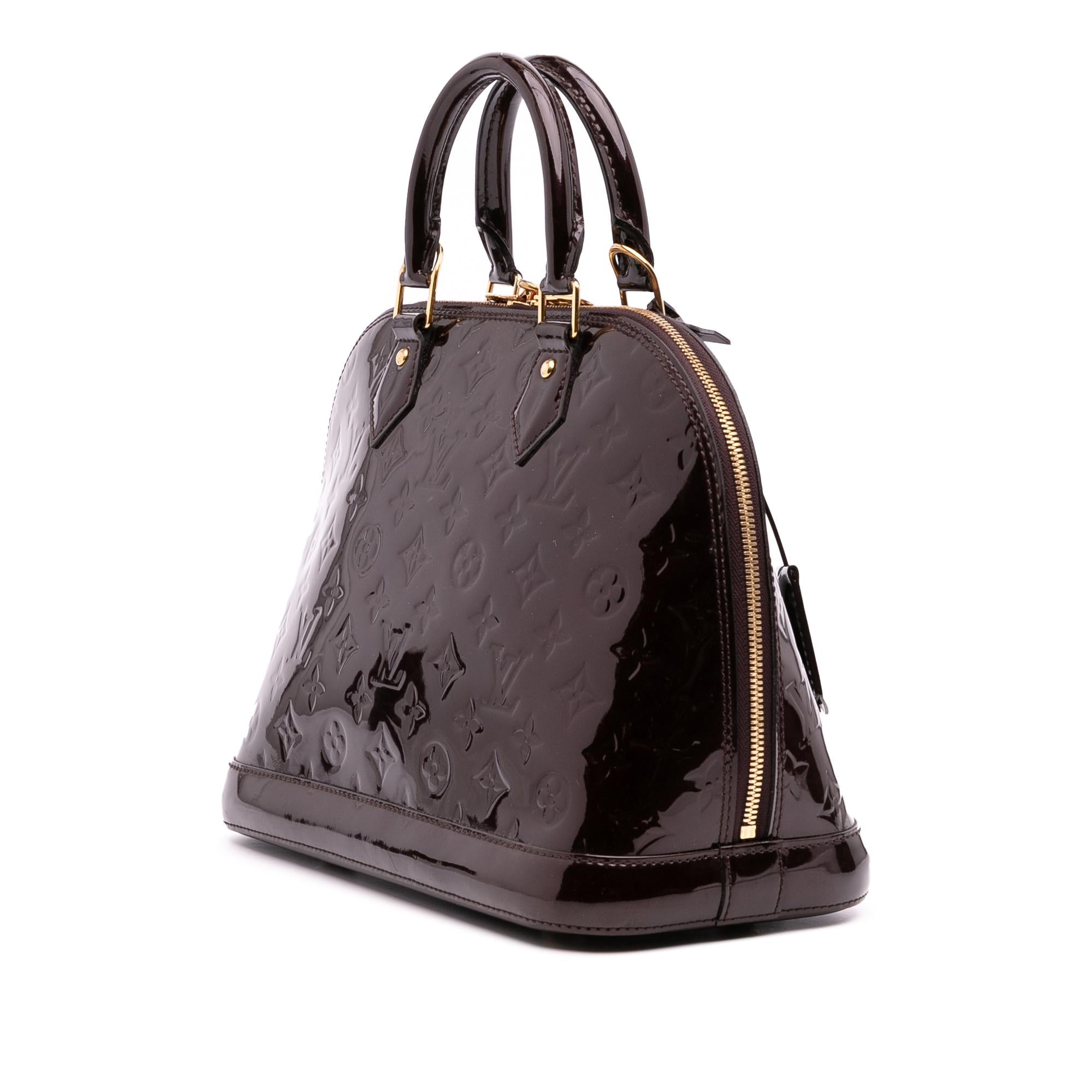 Louis Vuitton Monogram Vernis Alma PM