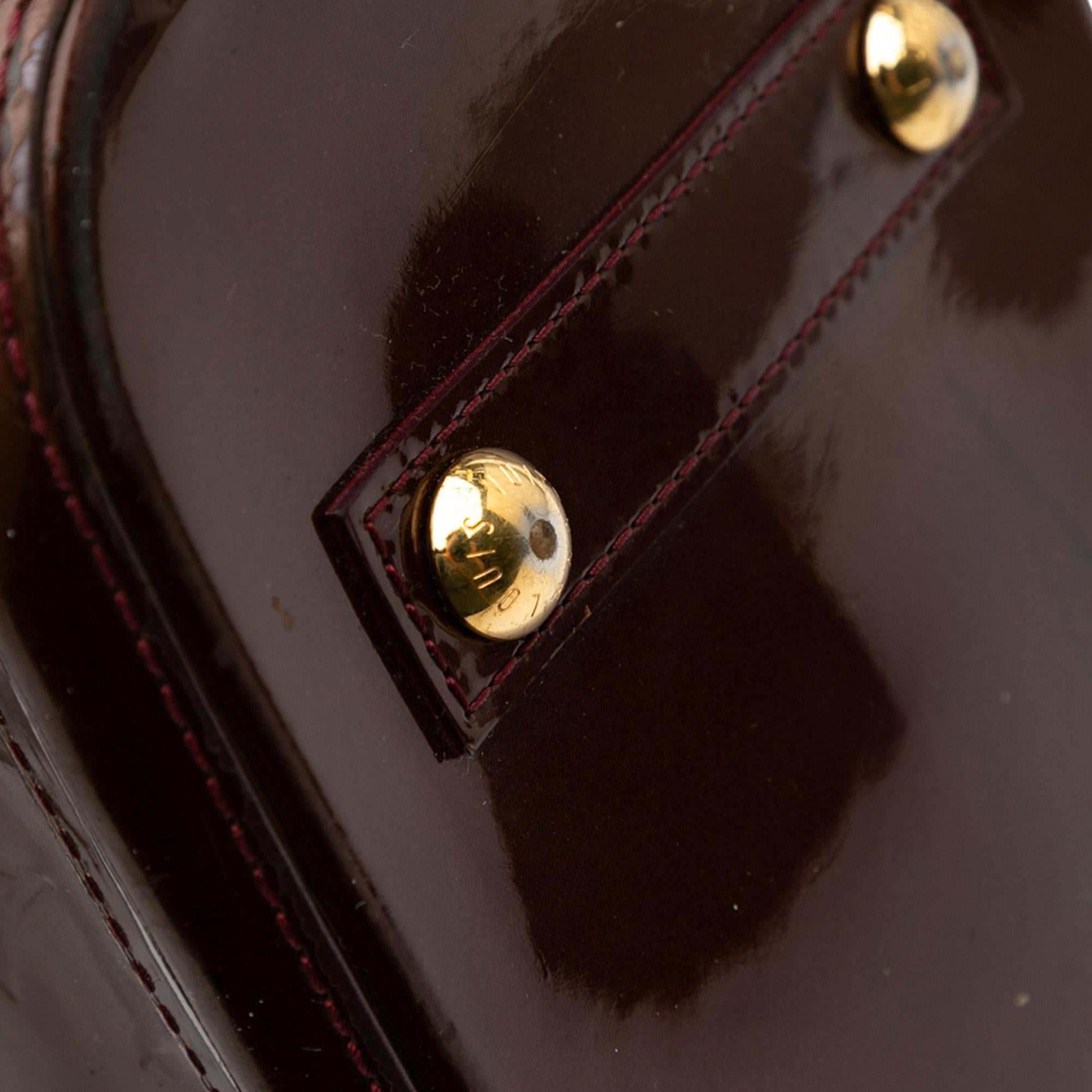 Louis Vuitton Monogram Vernis Alma PM