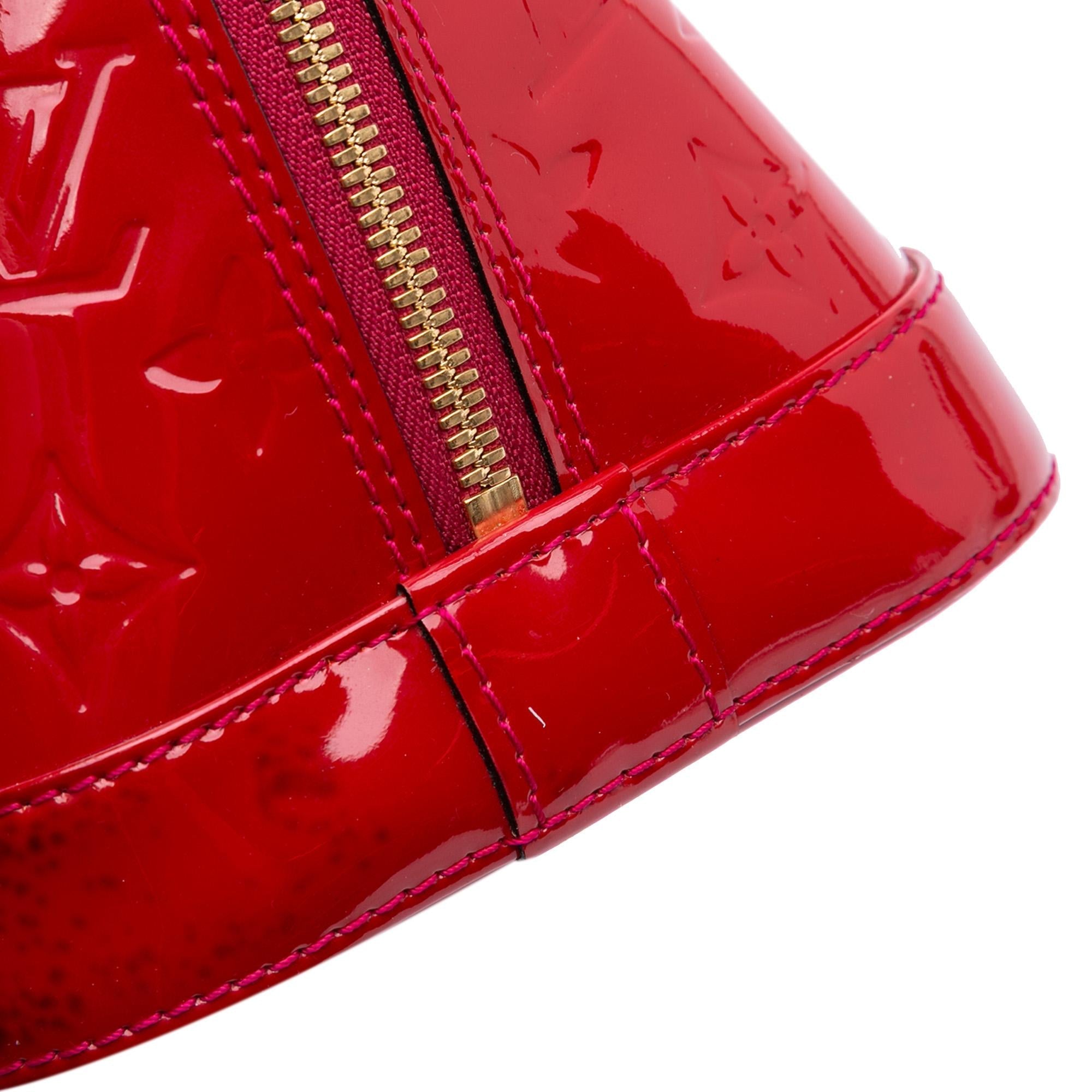 Louis Vuitton Monogram Vernis Alma PM