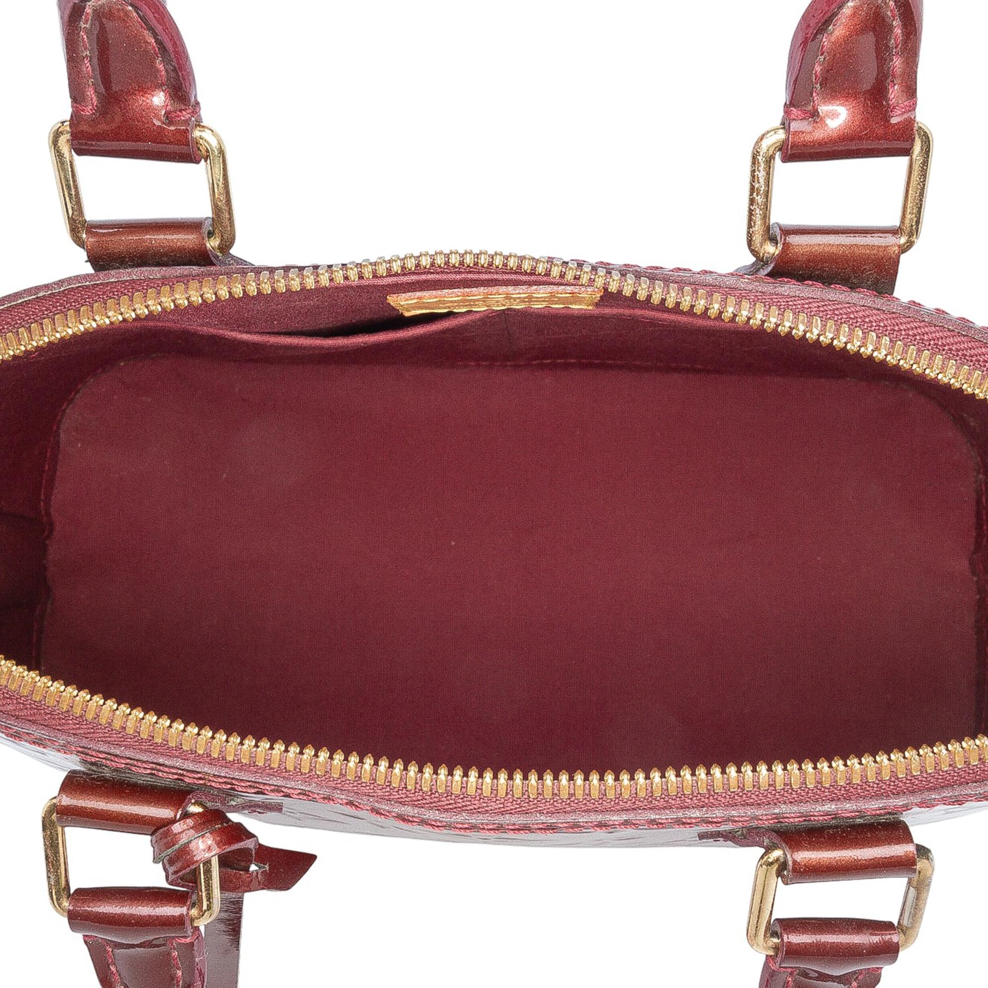 Louis Vuitton Monogram Vernis Alma PM