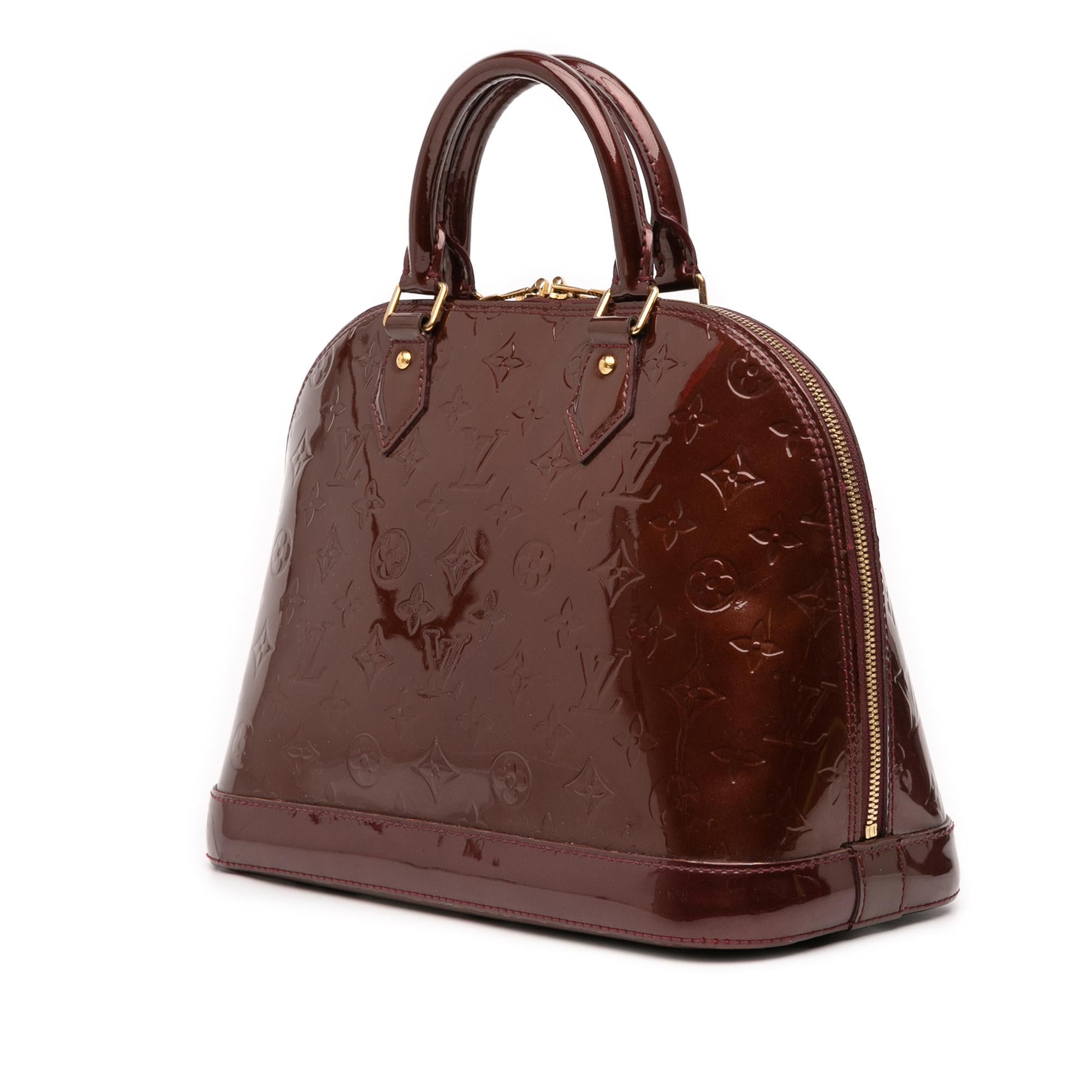 Louis Vuitton Monogram Vernis Alma PM