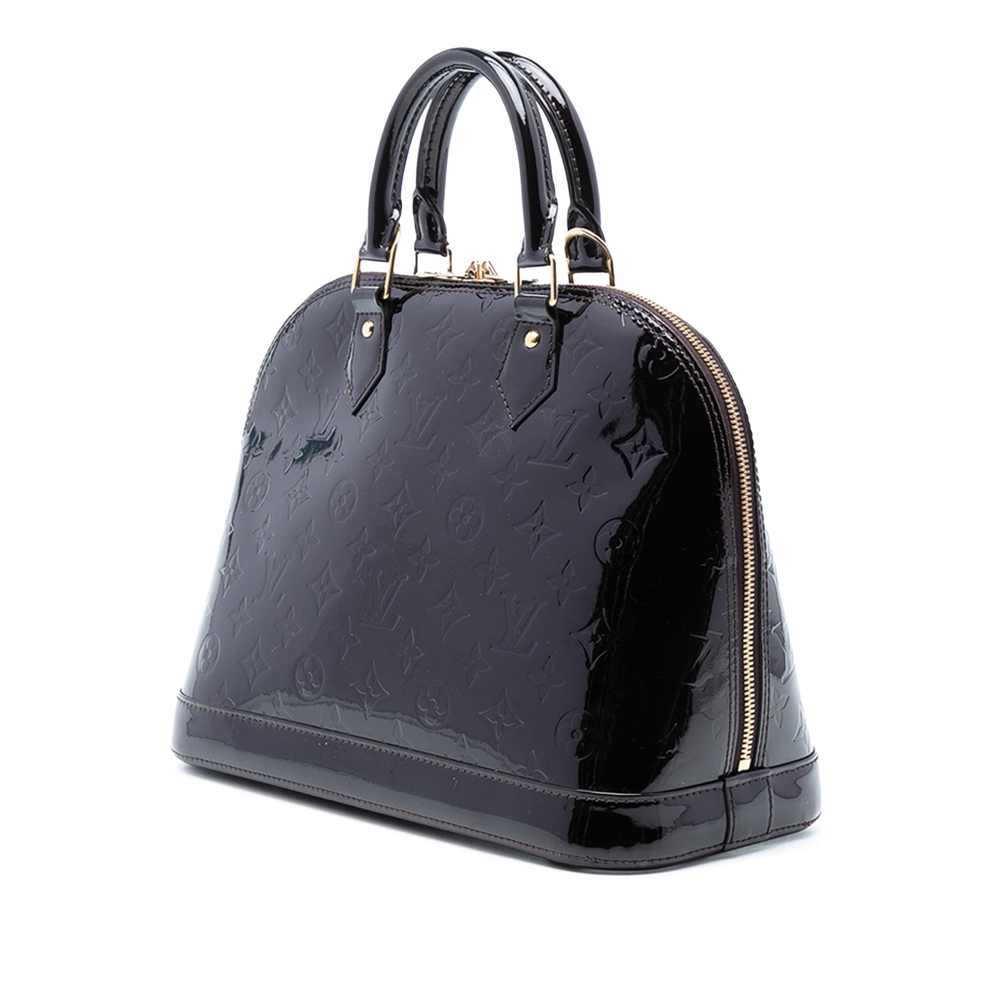 Louis Vuitton Monogram Vernis Alma PM