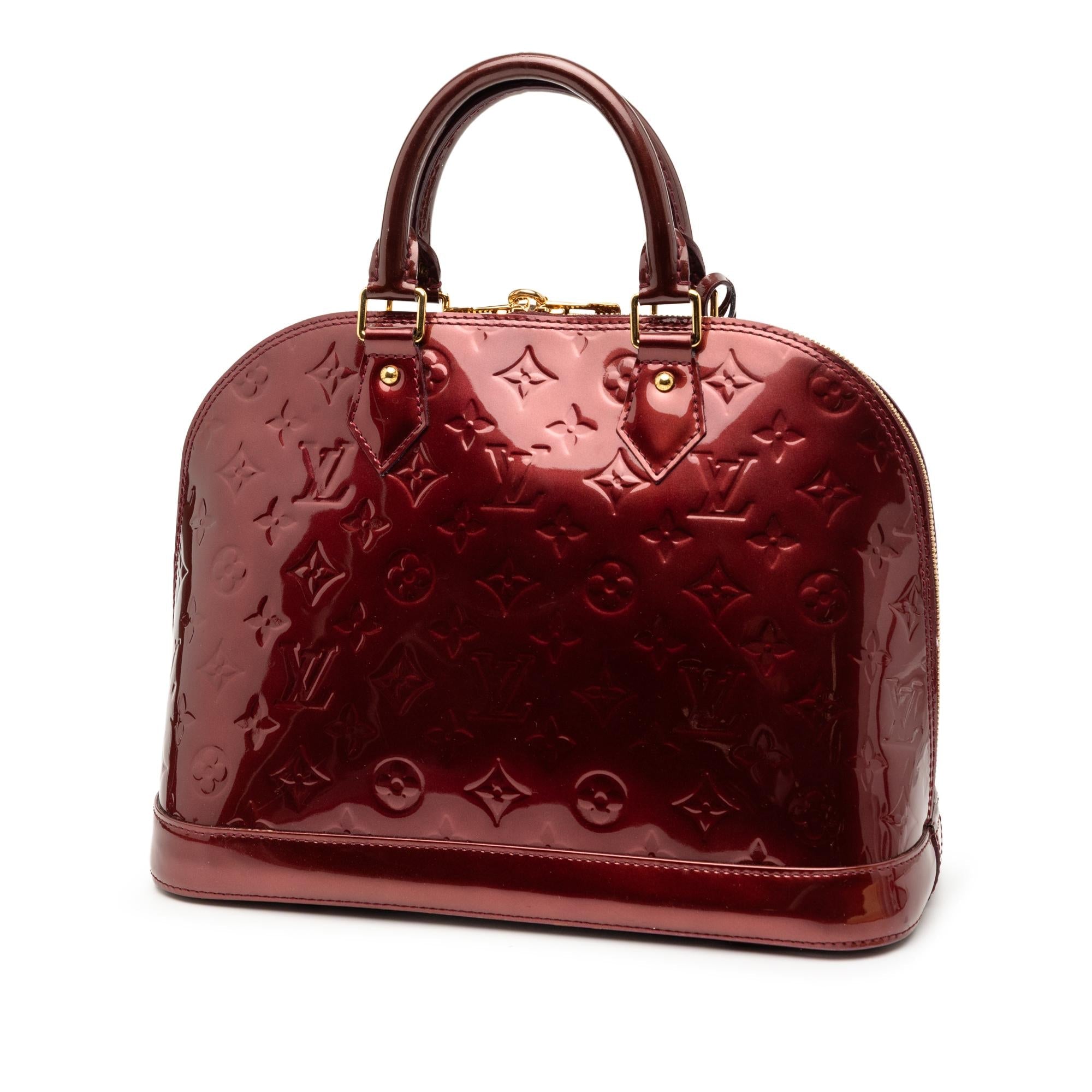 Louis Vuitton Monogram Vernis Alma PM