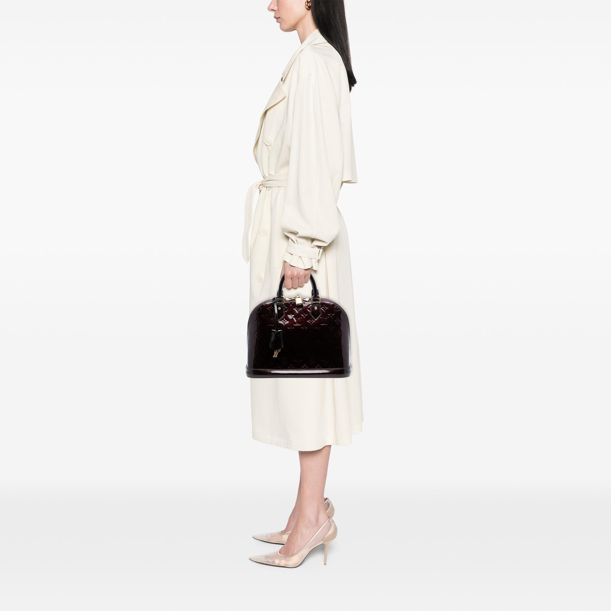 Louis Vuitton Monogram Vernis Alma PM