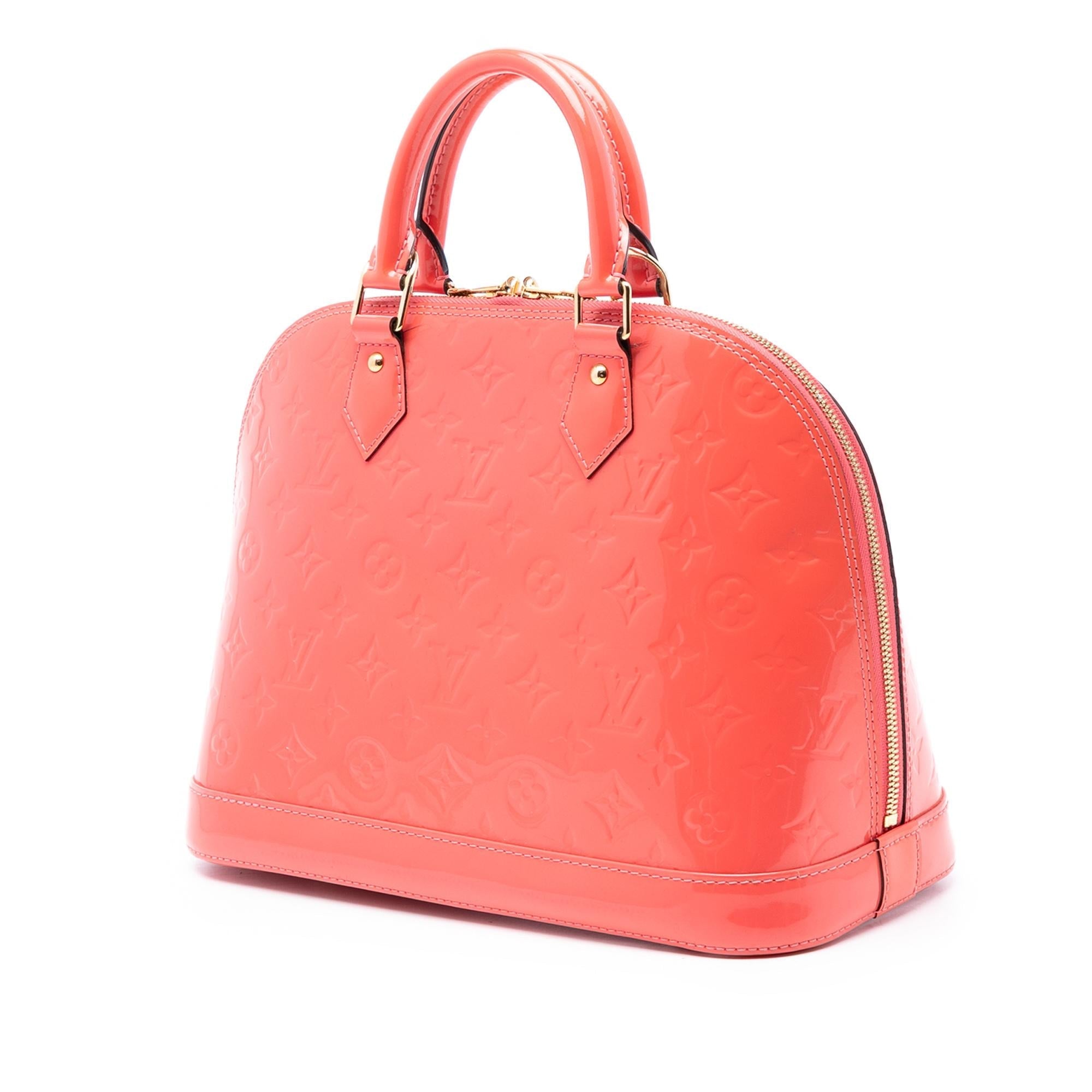 Louis Vuitton Monogram Vernis Alma PM