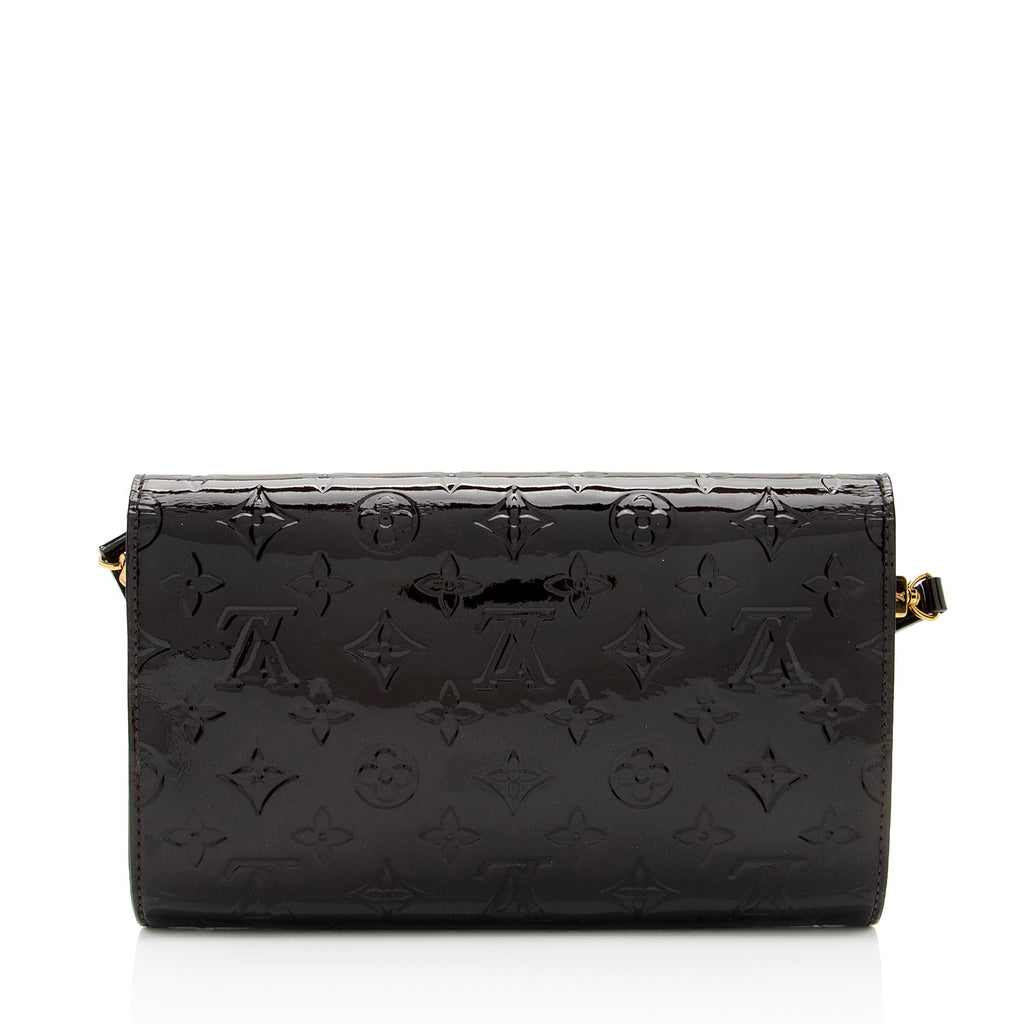 Louis Vuitton Monogram Vernis Ana Clutch (SHF-Jnmx4k)