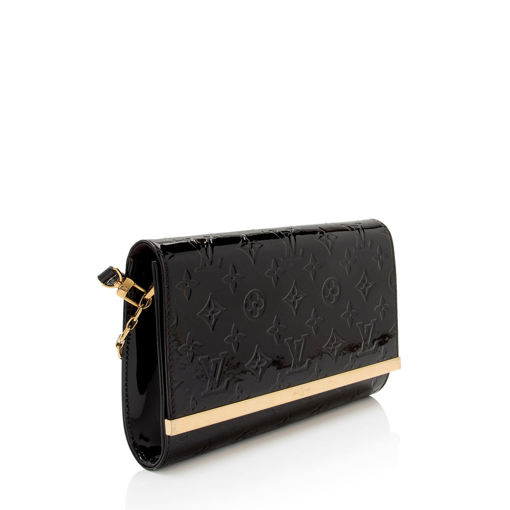 Louis Vuitton Monogram Vernis Ana Clutch (SHF-Jnmx4k)