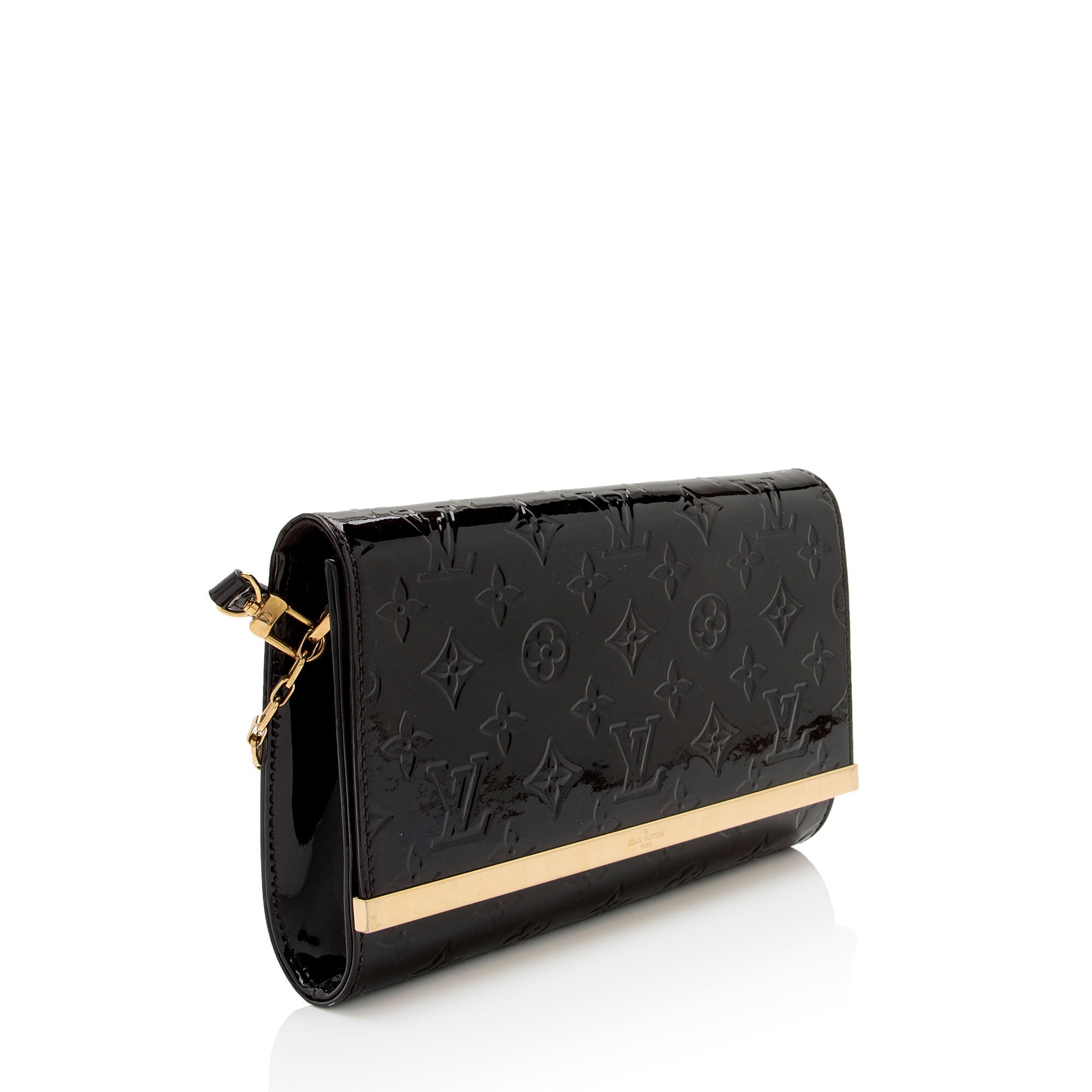 Louis Vuitton Monogram Vernis Ana Clutch (SHF-Jnmx4k)