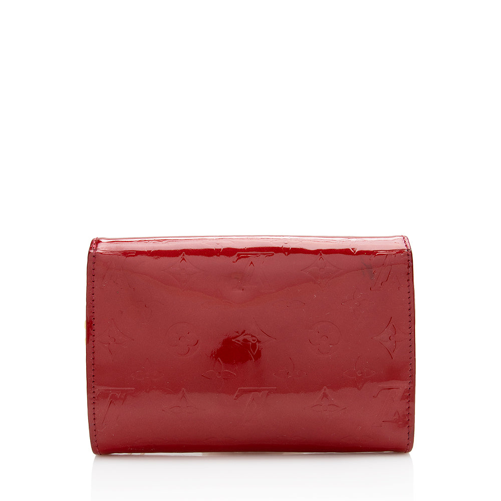 Louis Vuitton Monogram Vernis Bel Air Clutch (SHF-22065)
