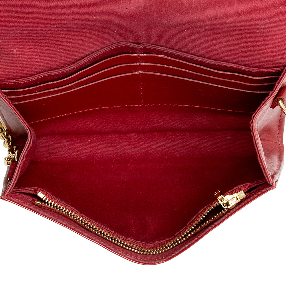 Louis Vuitton Monogram Vernis Bel Air Clutch (SHF-22065)