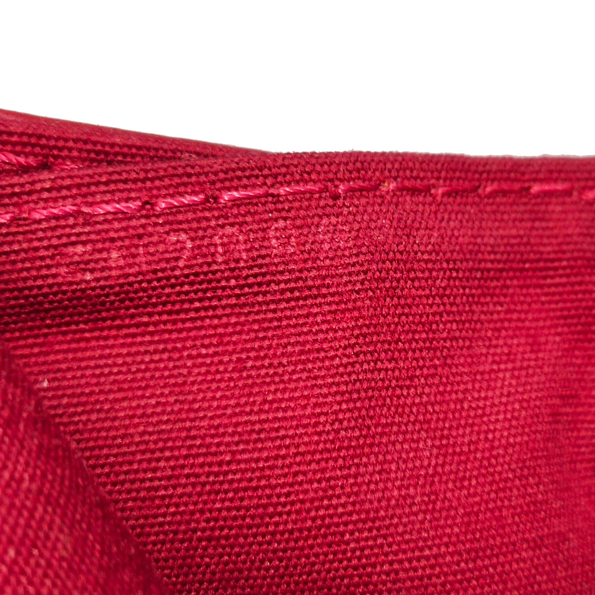 Louis Vuitton Monogram Vernis Bel Air Pochette (SHG-36533)