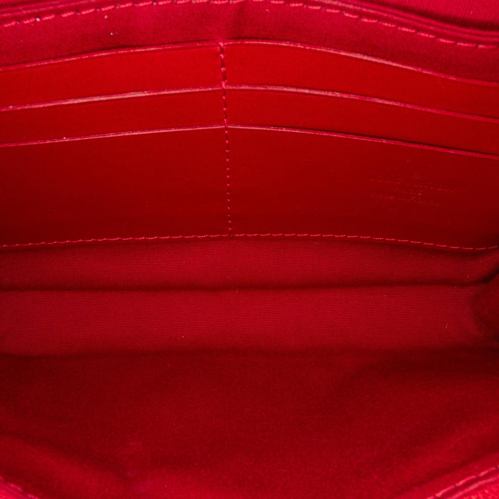 Louis Vuitton Monogram Vernis Bel Air Pochette (SHG-36533)