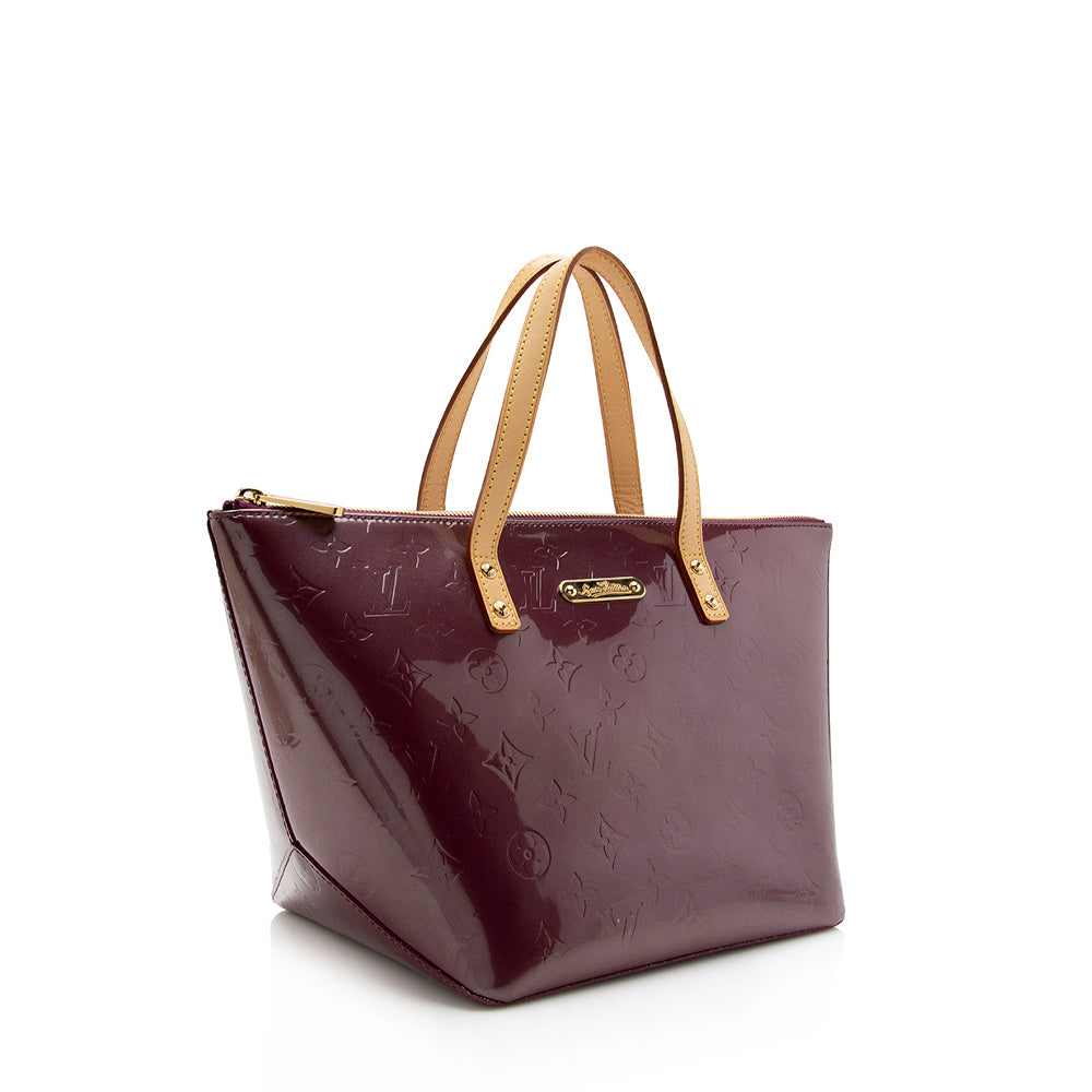 Louis Vuitton Monogram Vernis Bellevue PM Tote (SHF-14748)