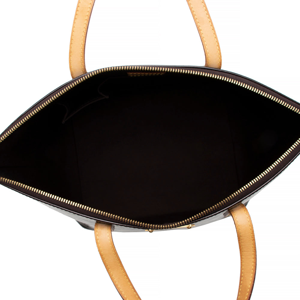 Louis Vuitton Monogram Vernis Bellevue PM Tote (SHF-15955)