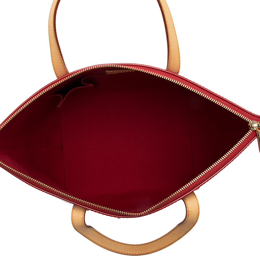 Louis Vuitton Monogram Vernis Bellevue PM Tote (SHF-16619)