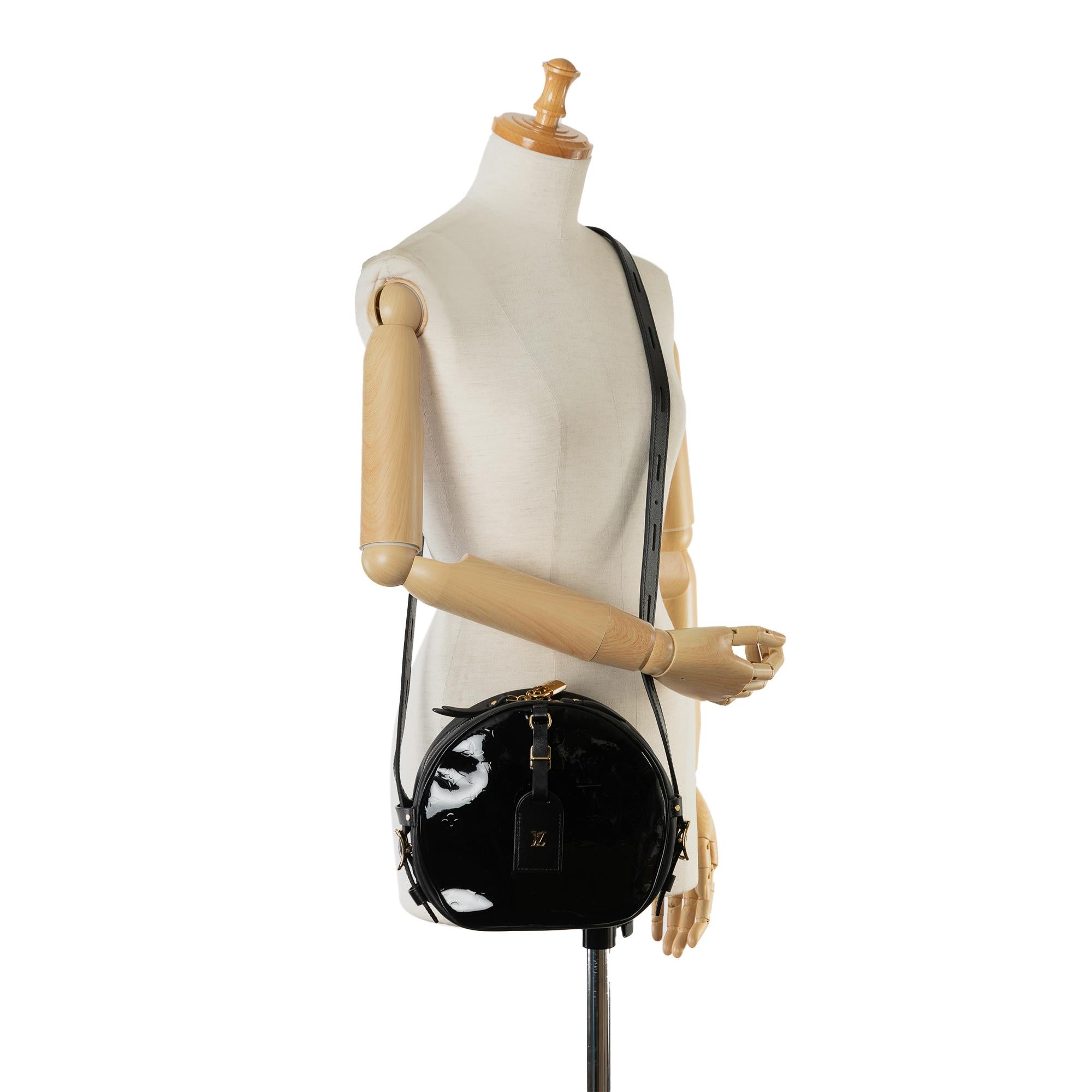 Louis Vuitton Monogram Vernis Boite Chapeau Souple MM (SHG-C5m5qn)