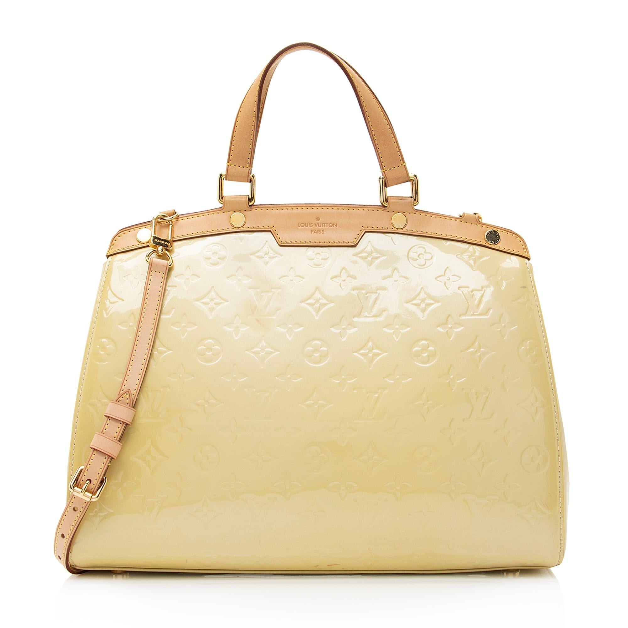 Louis Vuitton Monogram Vernis Brea GM Satchel (SHF-23147)