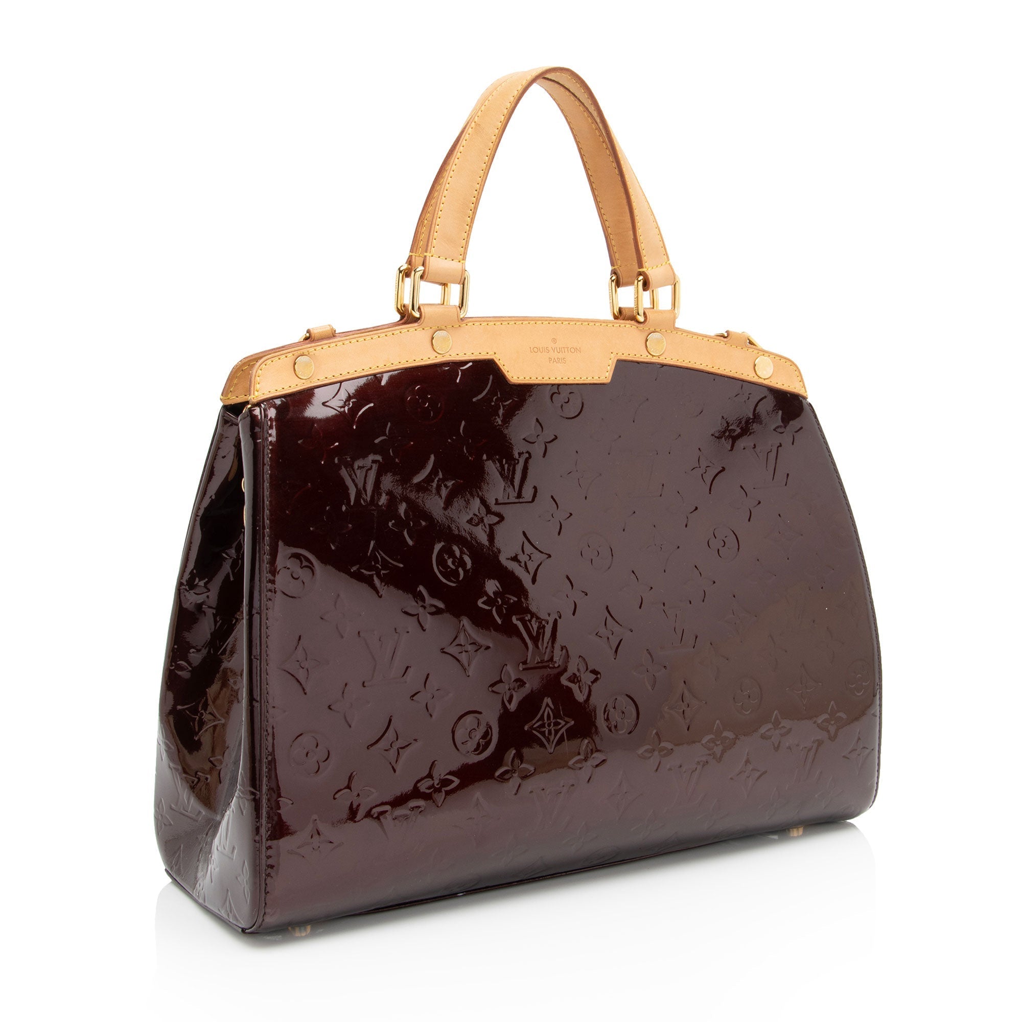 Louis Vuitton Monogram Vernis Brea GM Satchel (SHF-5KKwMv)