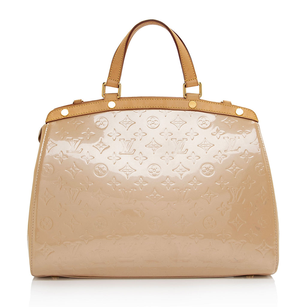 Louis Vuitton Monogram Vernis Brea GM Satchel (SHF-u6q60W)