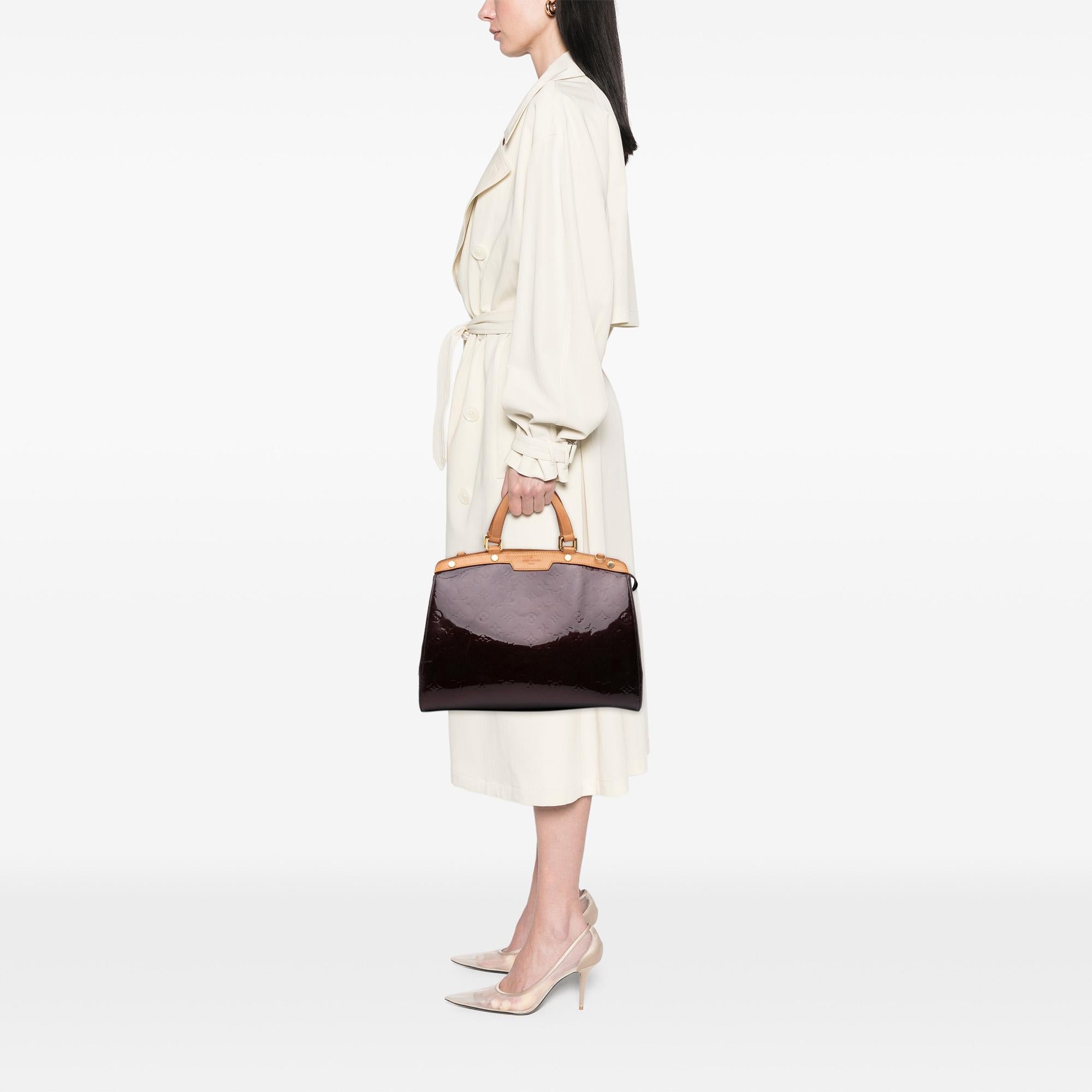 Louis Vuitton Monogram Vernis Brea GM