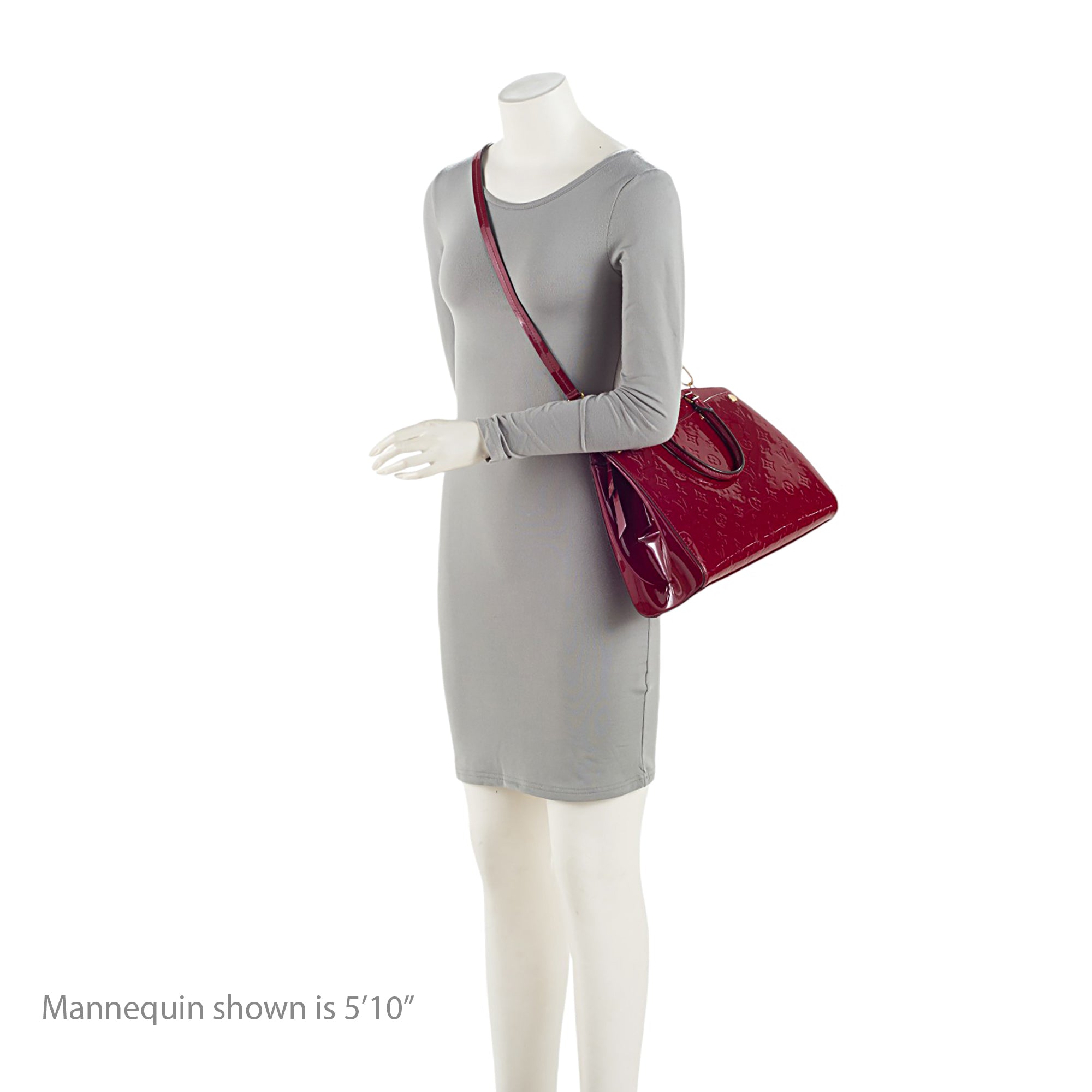 Louis Vuitton Monogram Vernis Brea MM NM Satchel (SHF-cl4UNU)