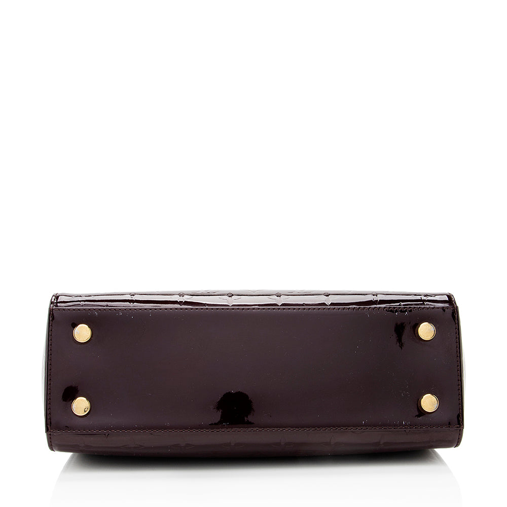 Louis Vuitton Monogram Vernis Brea MM Satchel (SHF-19681)