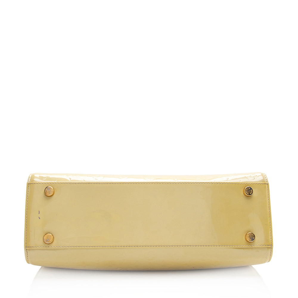 Louis Vuitton Monogram Vernis Brea MM Satchel (SHF-20211)