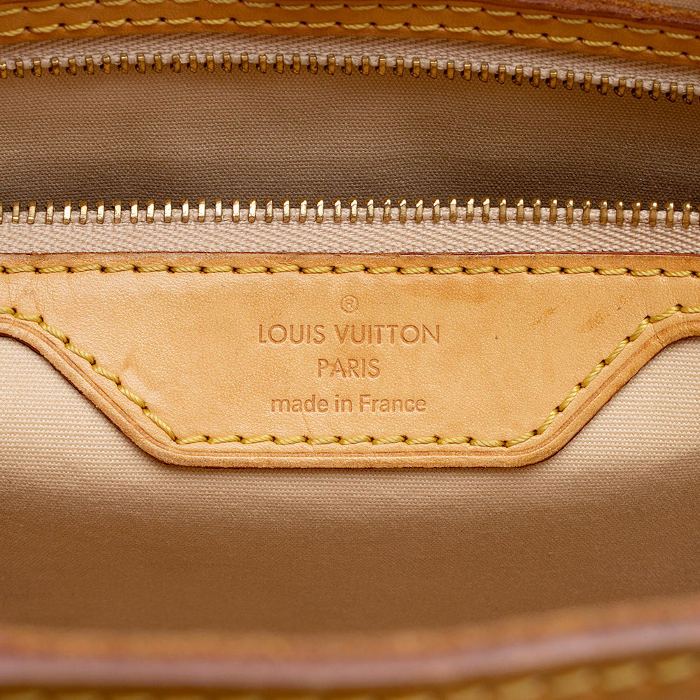 Louis Vuitton Monogram Vernis Brea MM Satchel (SHF-21419)