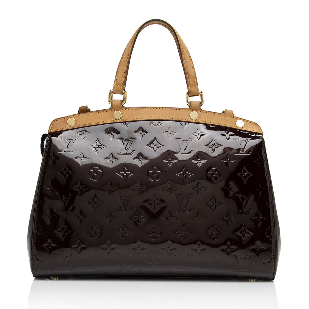 Louis Vuitton Monogram Vernis Brea MM Satchel (SHF-APAQxH)