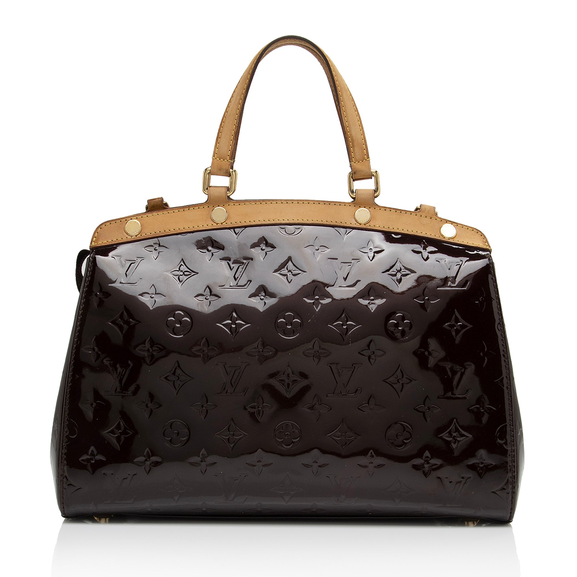 Louis Vuitton Monogram Vernis Brea MM Satchel (SHF-APAQxH)