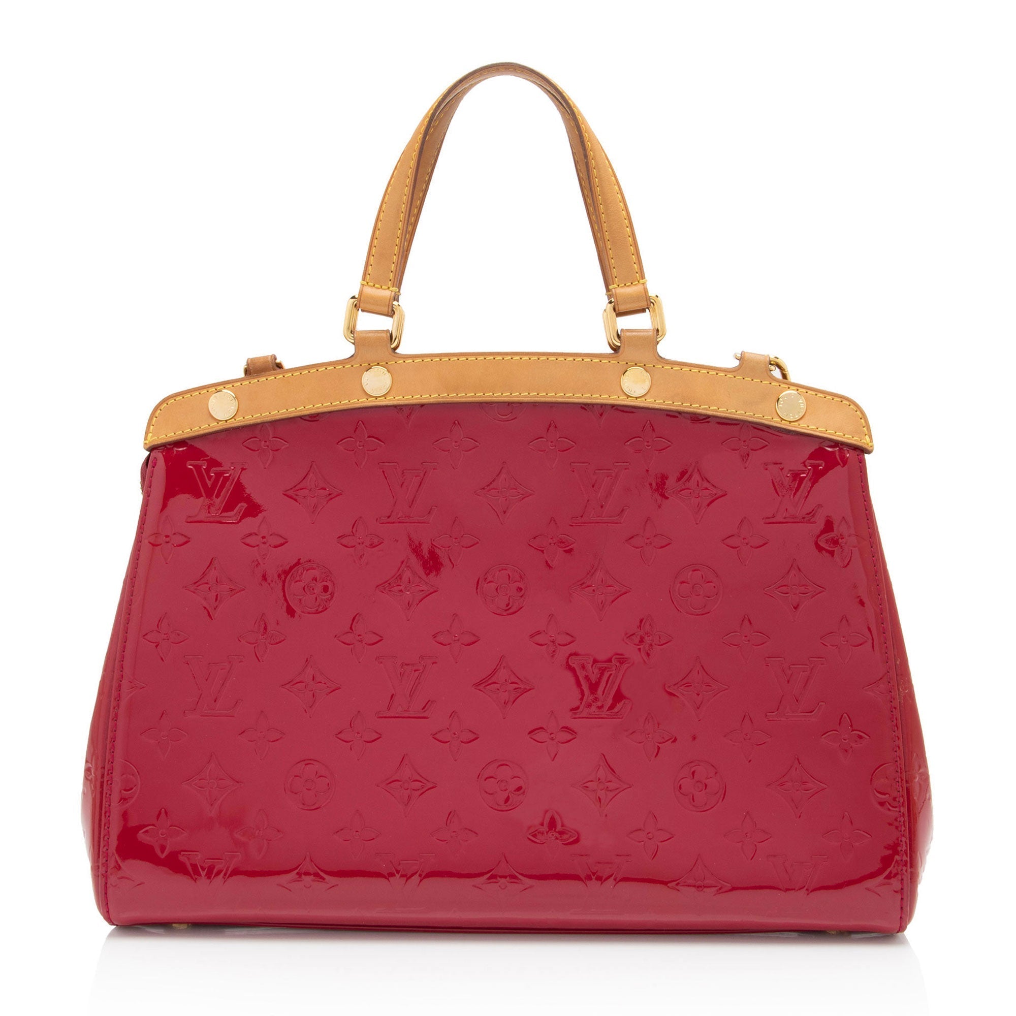 Louis Vuitton Monogram Vernis Brea MM Satchel (SHF-QlArBV)