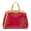 Louis Vuitton Monogram Vernis Brea MM Satchel (SHF-QlArBV)