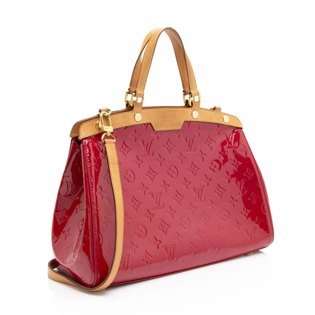 Louis Vuitton Monogram Vernis Brea MM Satchel (SHF-QlArBV)