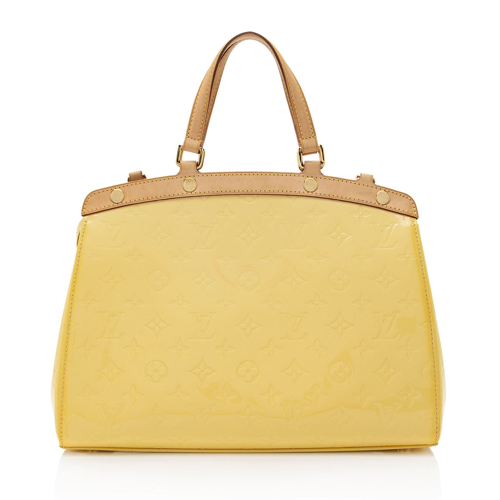 Louis Vuitton Monogram Vernis Brea MM Satchel (SHF-sj1CmG)