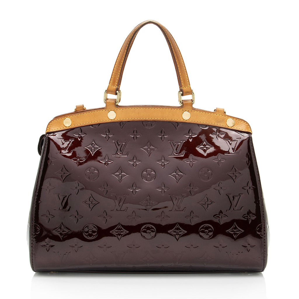 Louis Vuitton Monogram Vernis Brea MM Satchel (SHF-KsQkQS)