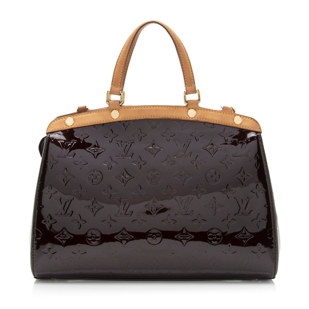 Louis Vuitton Monogram Vernis Brea MM Satchel (SHF-hgZDJV)