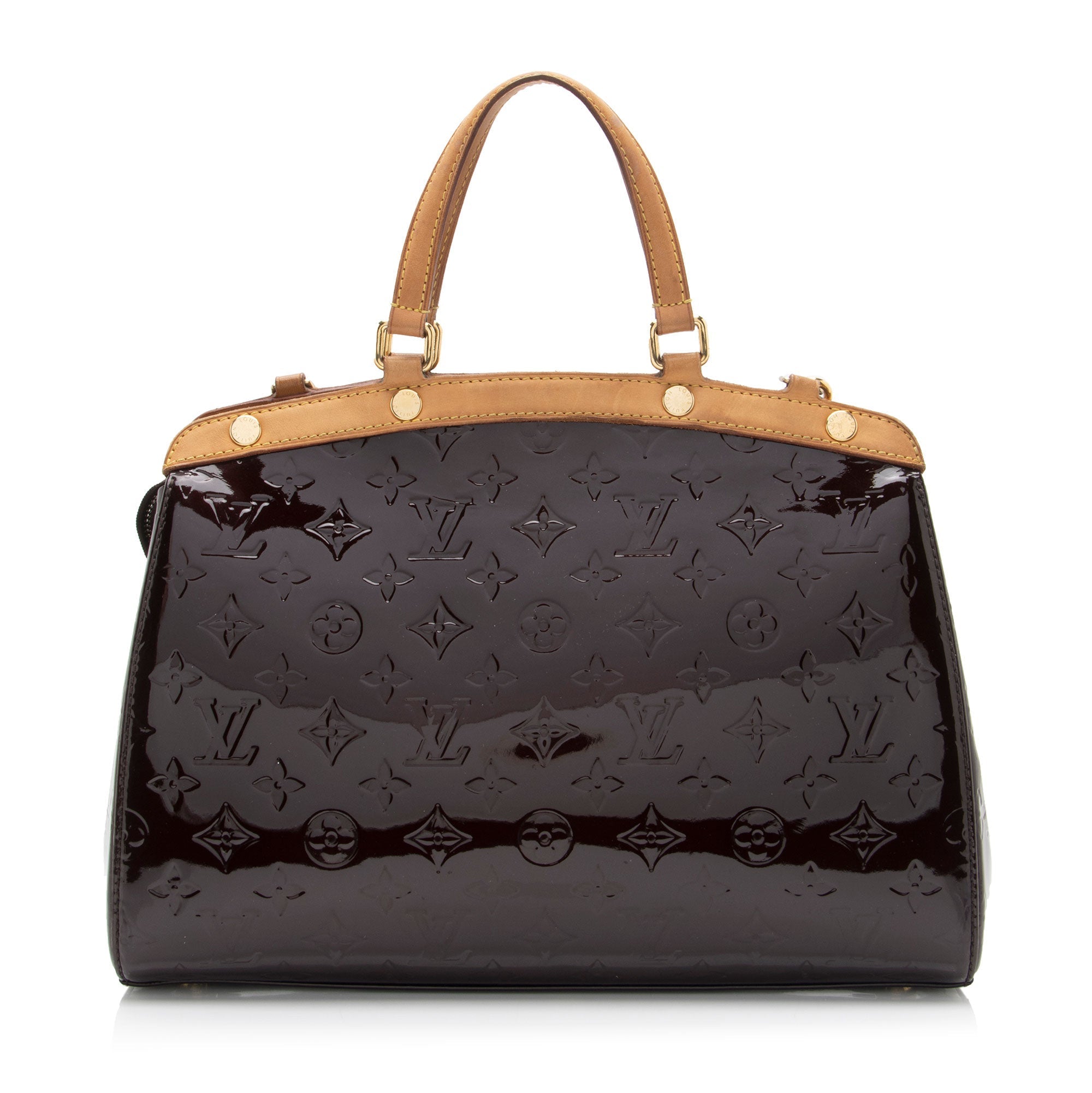 Louis Vuitton Monogram Vernis Brea MM Satchel (SHF-hgZDJV)