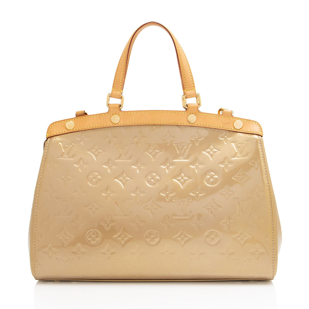 Louis Vuitton Monogram Vernis Brea MM Satchel (SHF-bDLzHC)