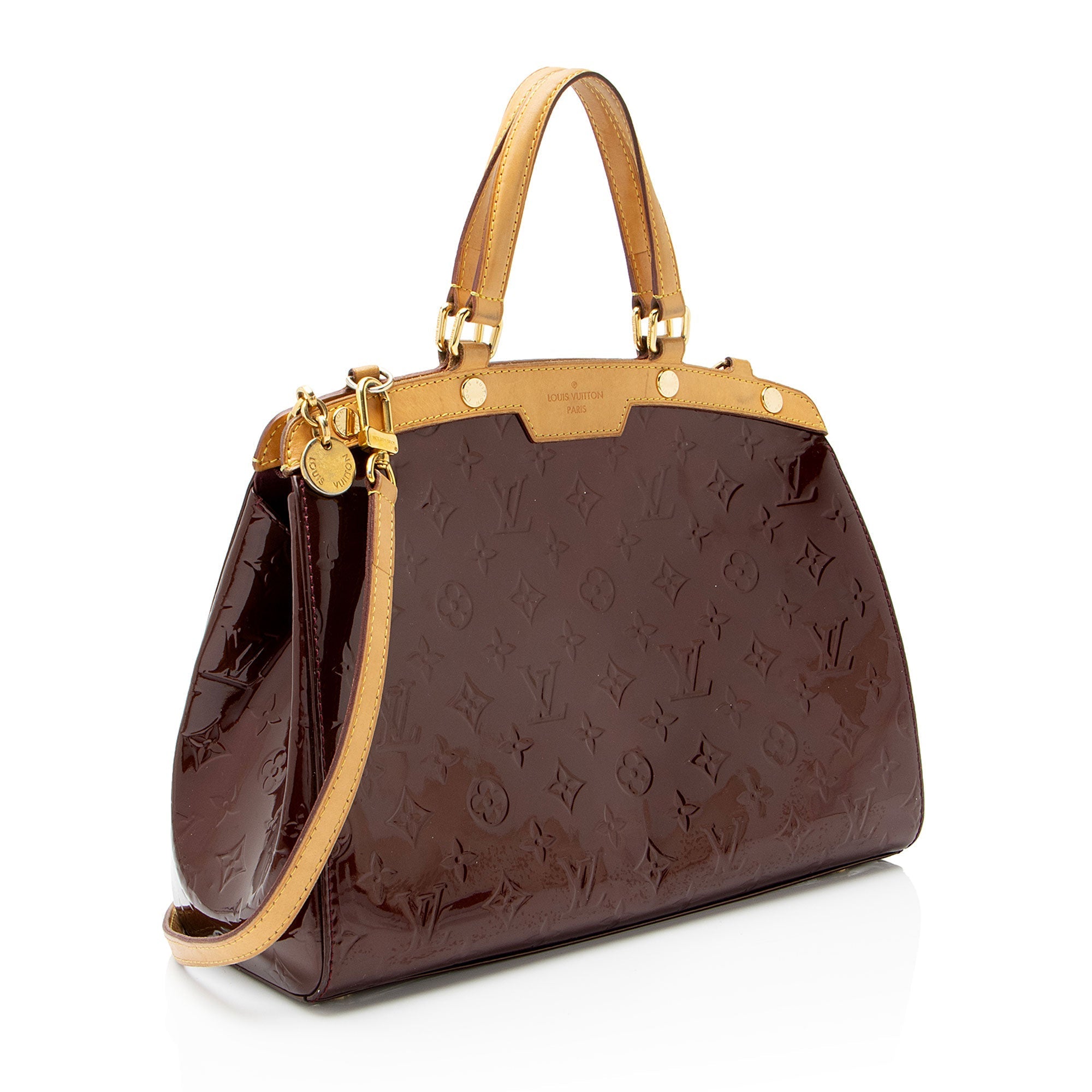 Louis Vuitton Monogram Vernis Brea MM Satchel