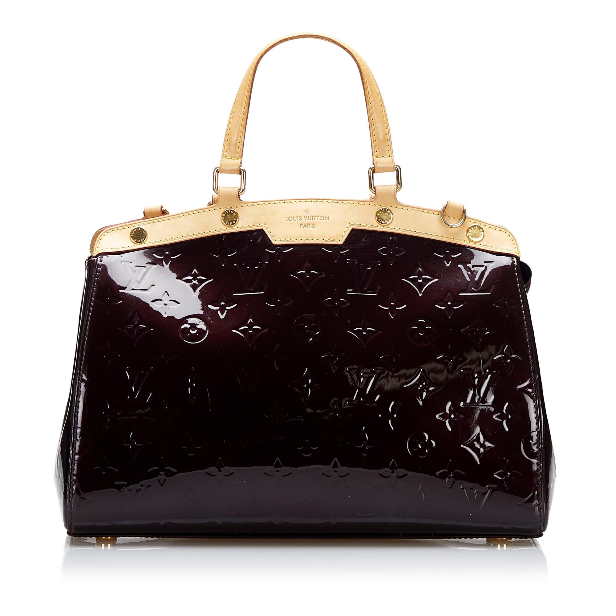 Louis Vuitton Monogram Vernis Brea MM (SHG-owEp1y)
