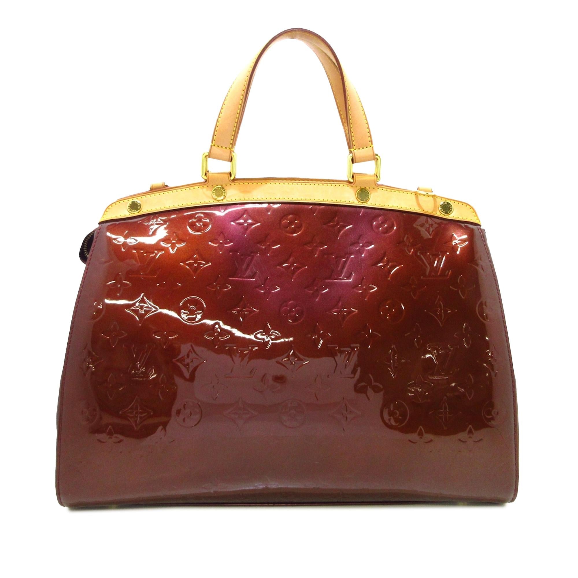 Louis Vuitton Monogram Vernis Brea MM (SHG-5ME9AV)
