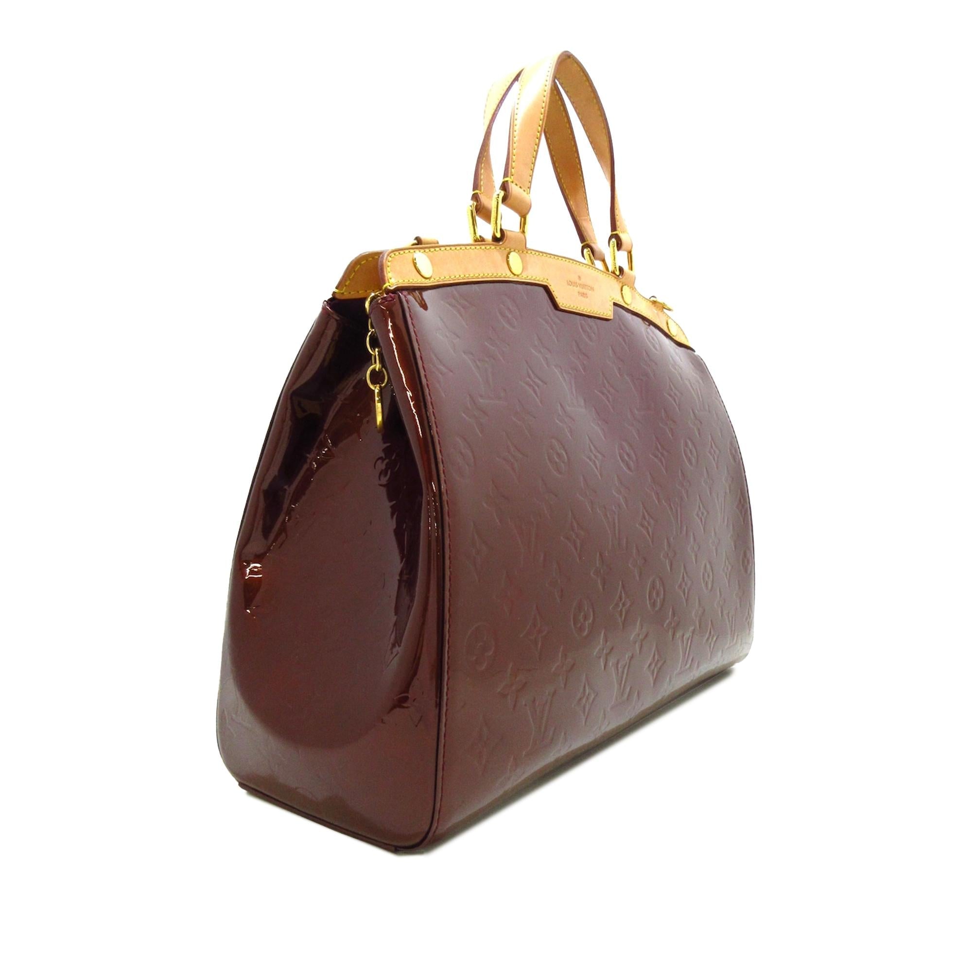 Louis Vuitton Monogram Vernis Brea MM (SHG-5ME9AV)