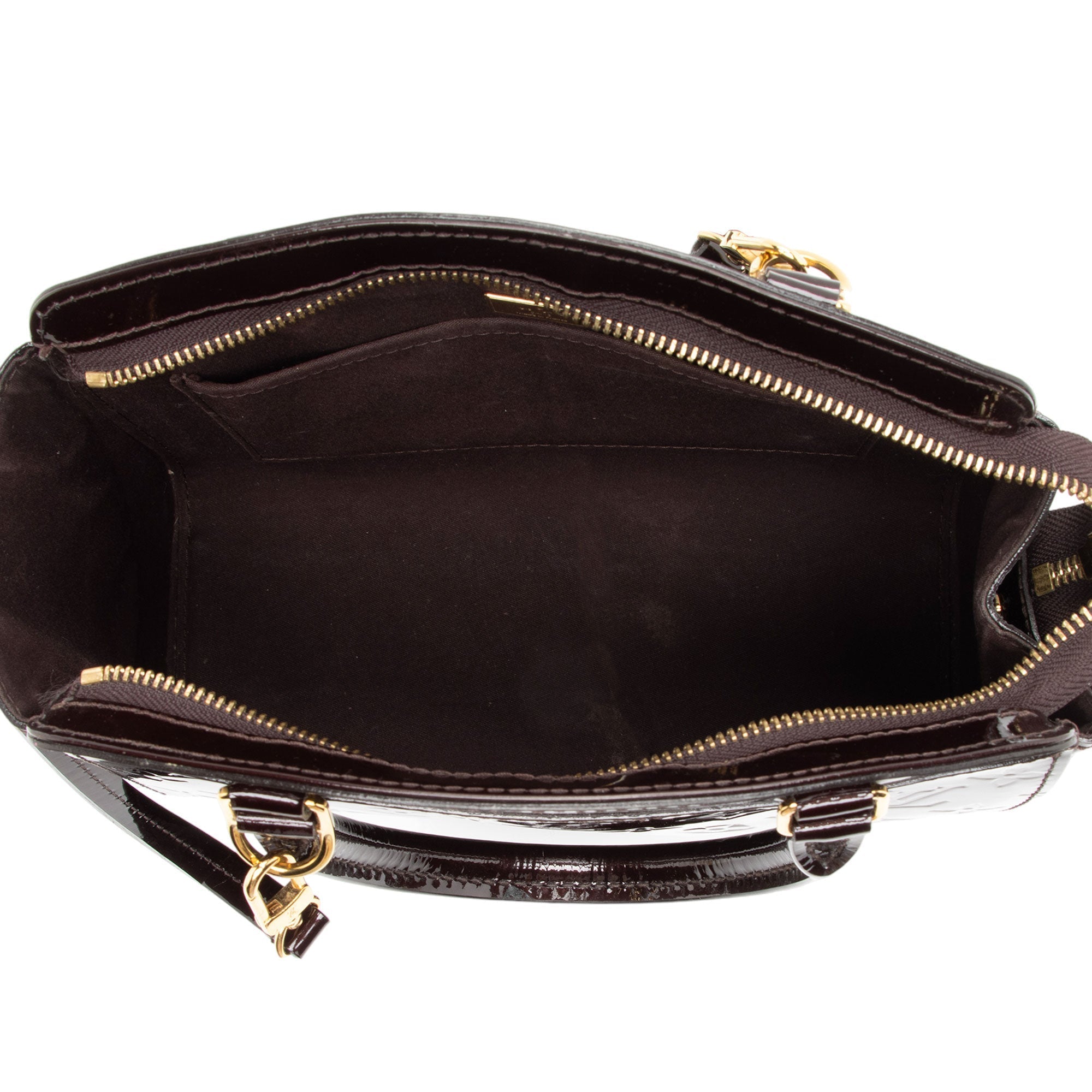 Louis Vuitton Monogram Vernis Brea PM NM Satchel (SHF-yiNsdP)