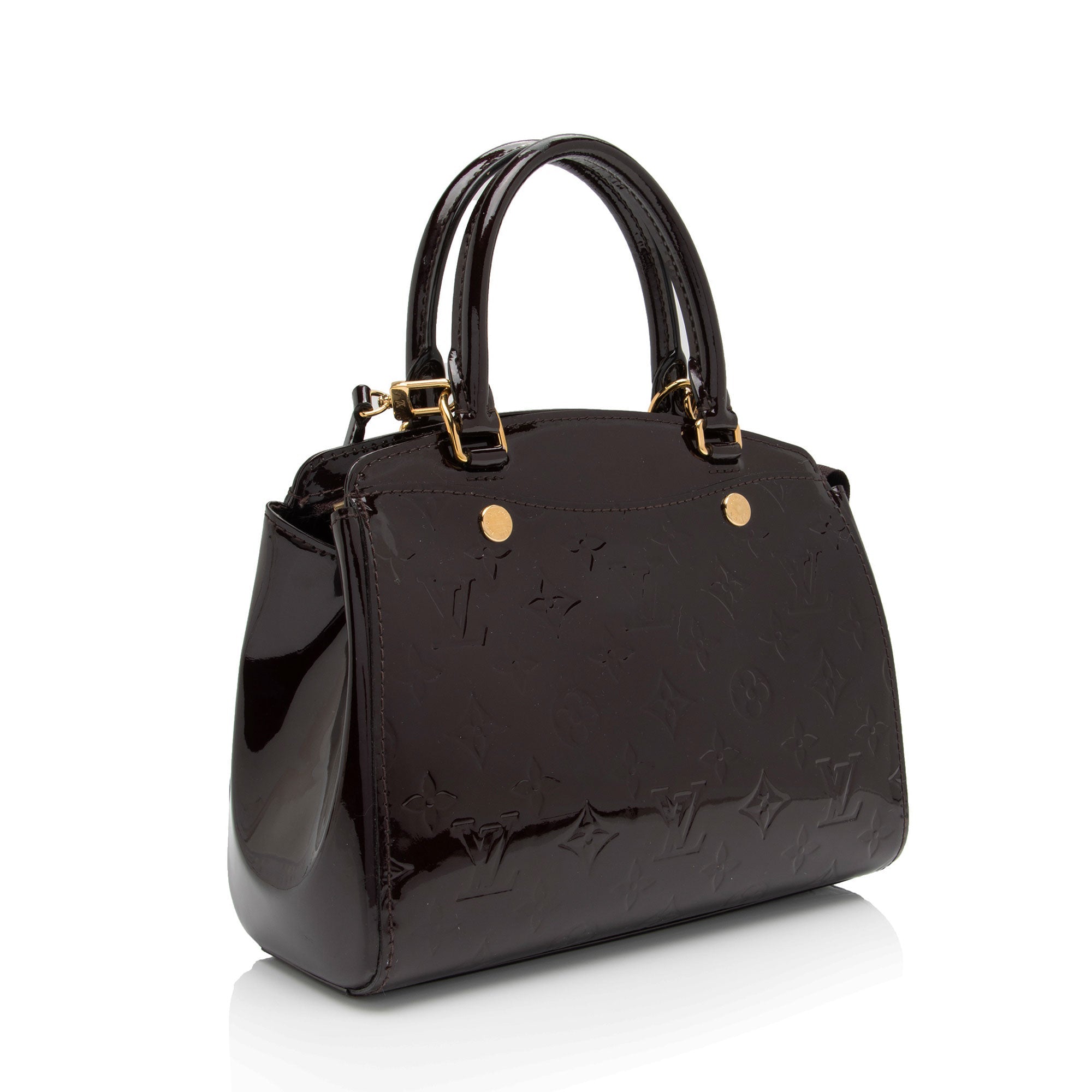 Louis Vuitton Monogram Vernis Brea PM NM Satchel (SHF-yiNsdP)