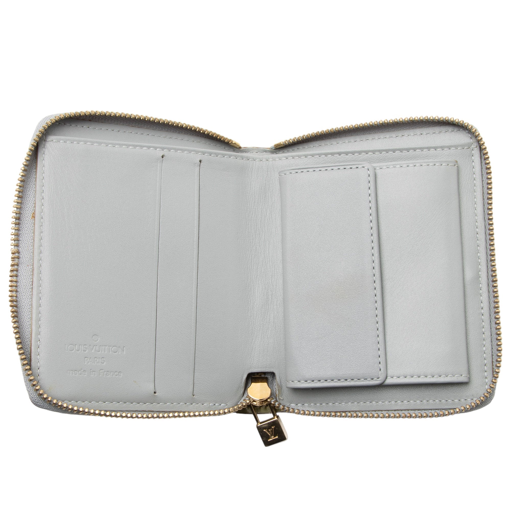 Louis Vuitton Monogram Vernis Broome Zip Wallet (SHF-CXPAov)